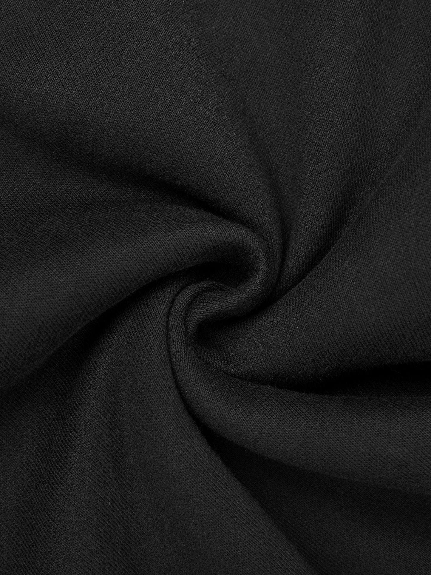Ninja Black Sweatpants (Contrast-Stitched Fleece Sweatpants)